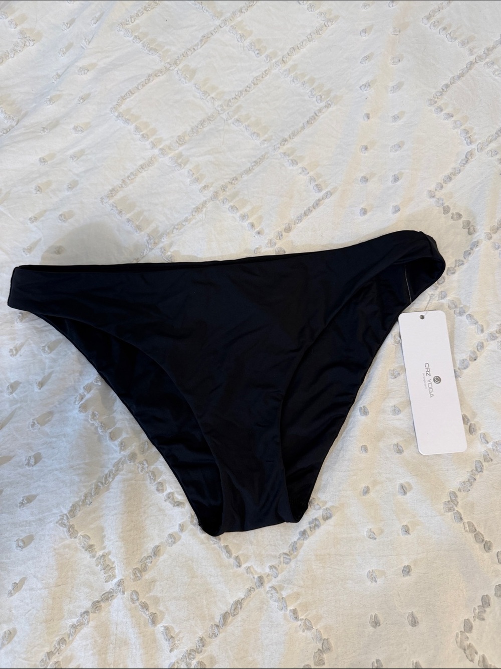 CRZ YOGA Black Classic Bikini Bottom